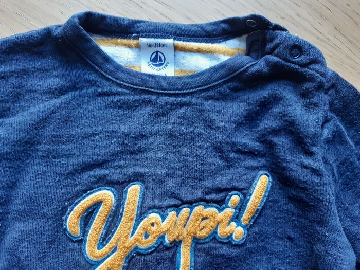Sweat Petit  bateau 18 mois - photo numéro 3