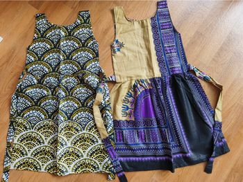 Lot robes africaine wax 4ans 