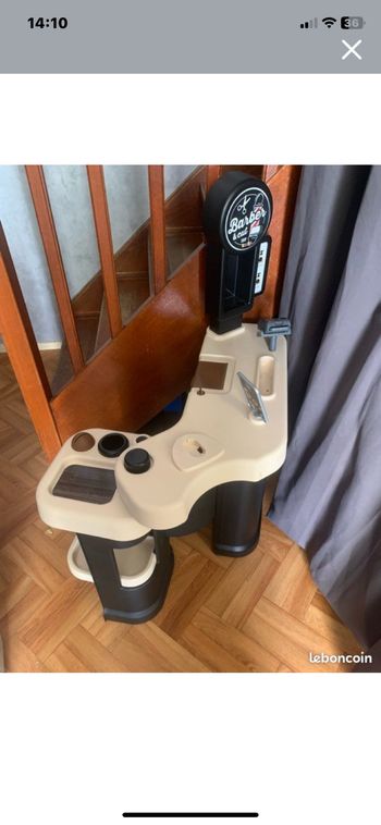 Établie barbier smoby + grand pare soleil