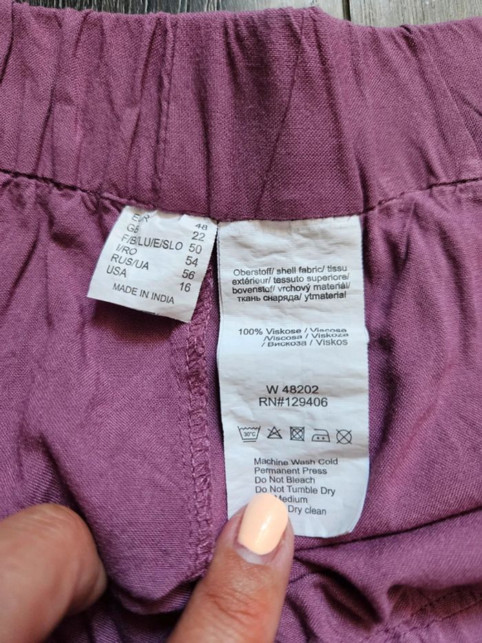 Pantacourt Viscose Taille 48 🐙 - photo numéro 2