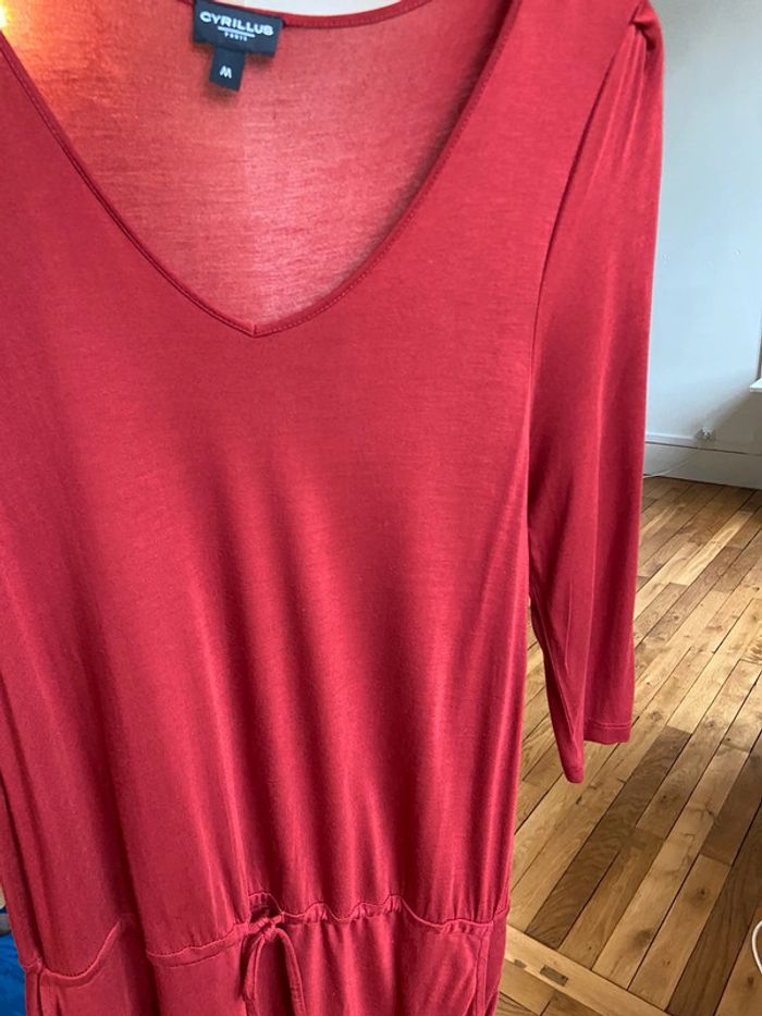 Robe fluide jersey bordeaux Cyrillus taille M neuve - photo numéro 14