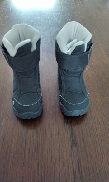 Bottes  de  ski  ,noir,  scratch  ,Waterproof,  Quechua  ,pointure  25