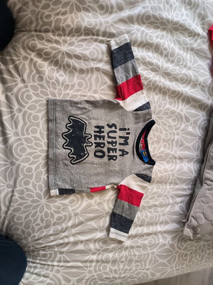 Tee shirt manche longue batman