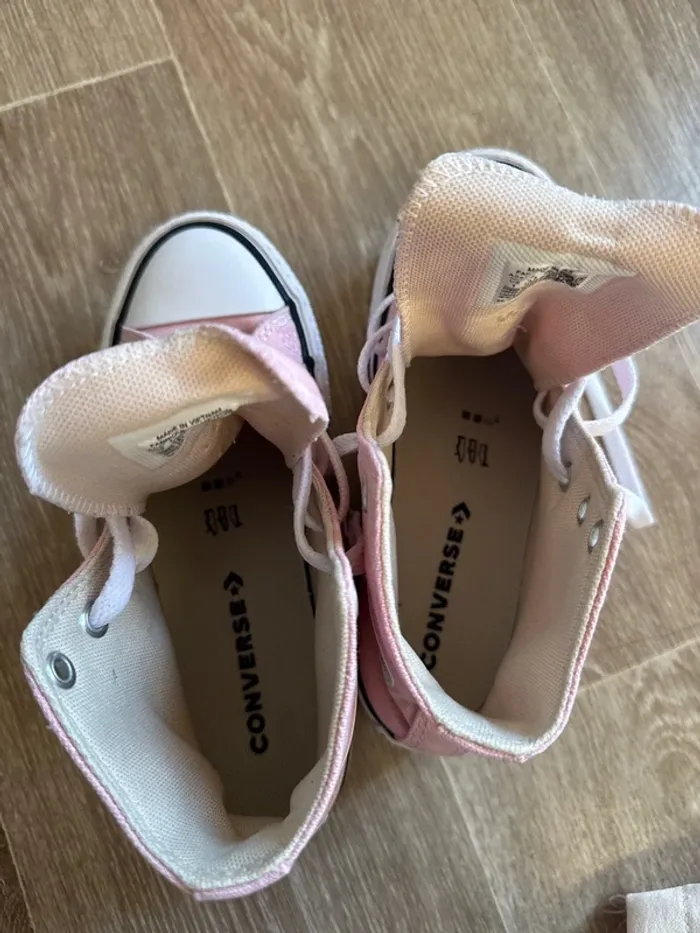 Converse All Star à plate-forme Rose T32 - photo numéro 3