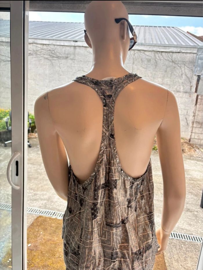 Top Isabel marant For H&M Débardeur métallique Métallisé - photo numéro 13