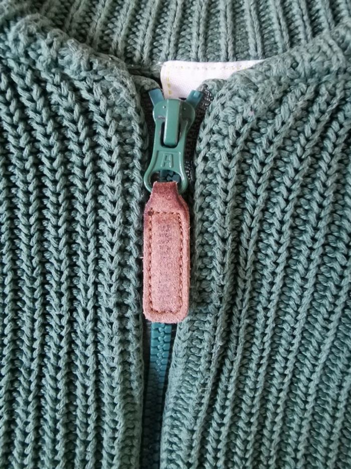 Gilet zippé en maille - photo numéro 2