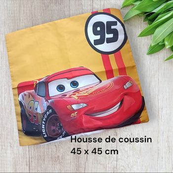 Housse de coussin CARS Disney pixar