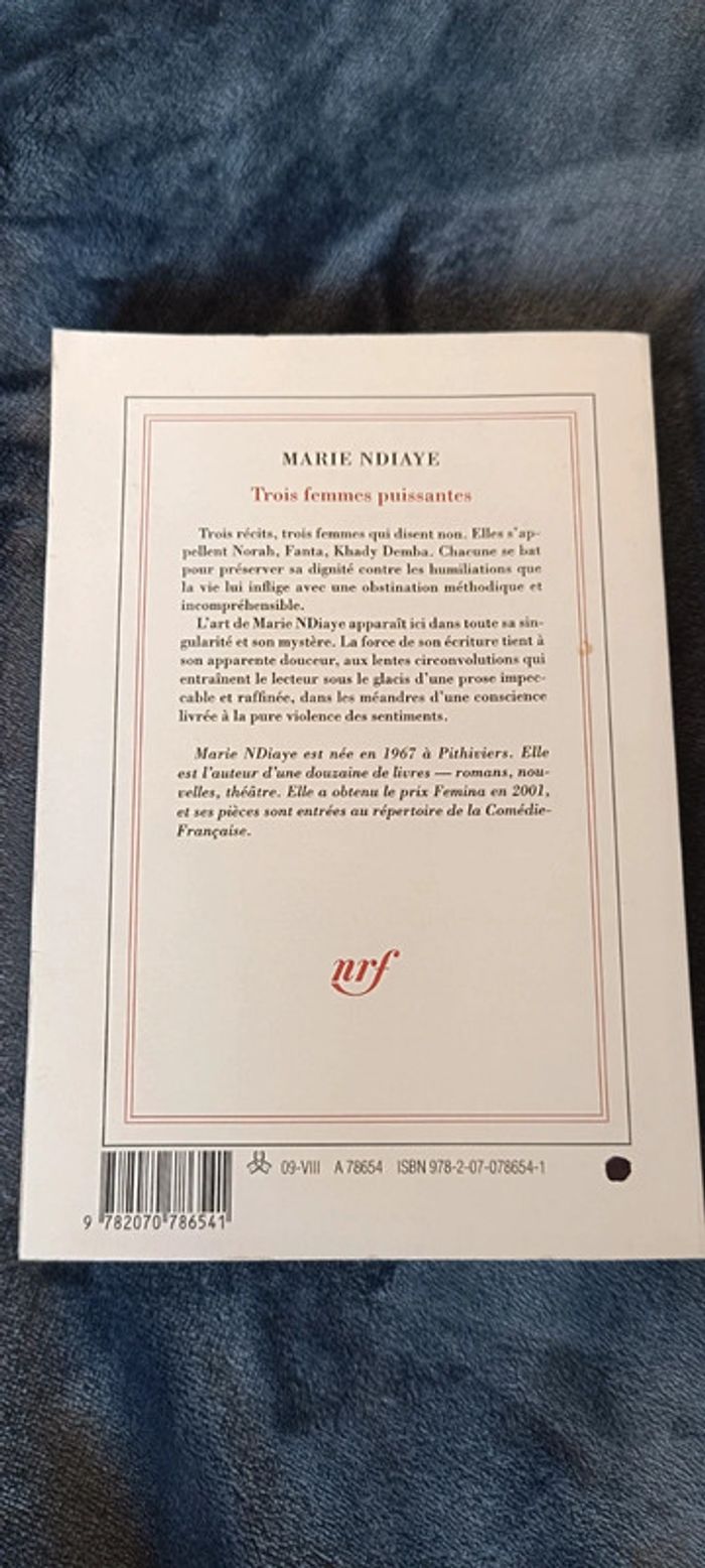 Livre neuf Trois femmes puissantes de Marie Ndiaye - photo numéro 7