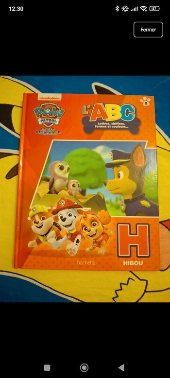 Pat patrouille lettre h