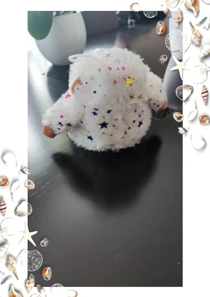 Peluche singe gorille blanc - photo numéro 3