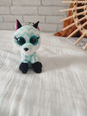 Porte-clé peluche TY – Atlas le renard bleu