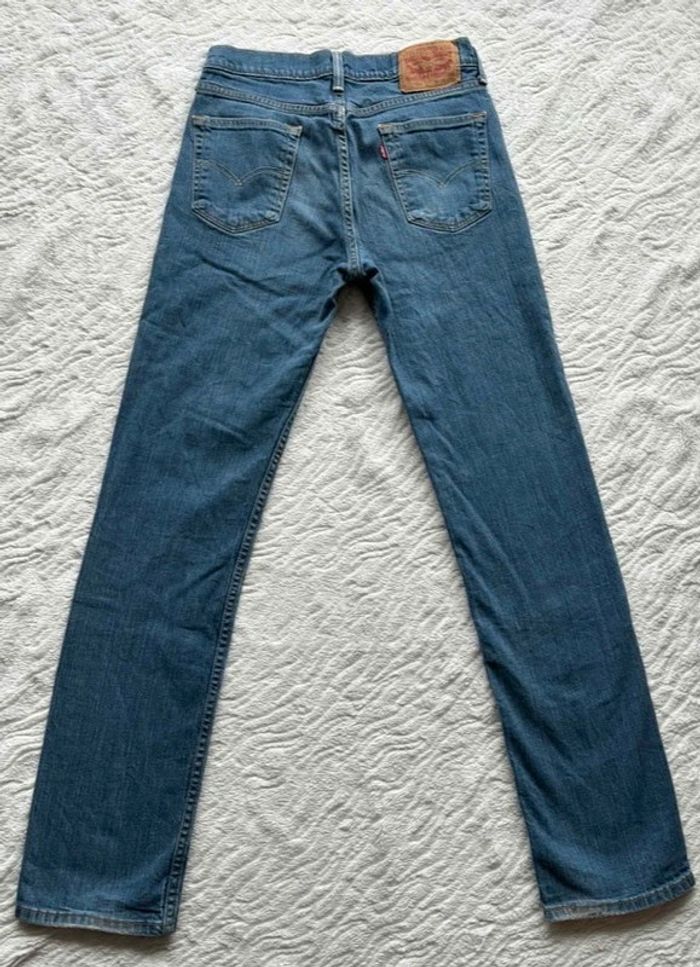 Jean Levi’s 514 Homme - Coupe slim taper straight fit Bleu Taille M 38/40 W29 Mexique 00s y2k - photo numéro 11