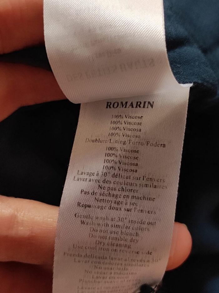 Robe fleurie romarin taille 1 - photo numéro 8