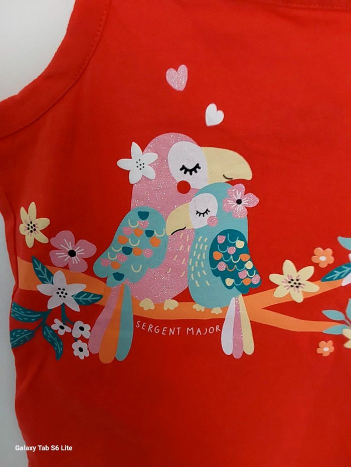 T shirt sergent major fille 7 ans - photo numéro 2