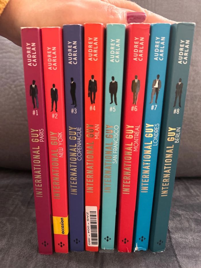 Lot 8 livres « international Guy » Audrey Carlan