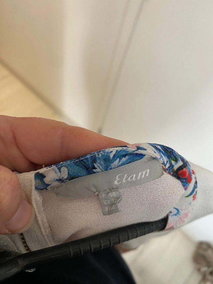 Robe d'été Etam (blanc), L / 40 - photo numéro 3