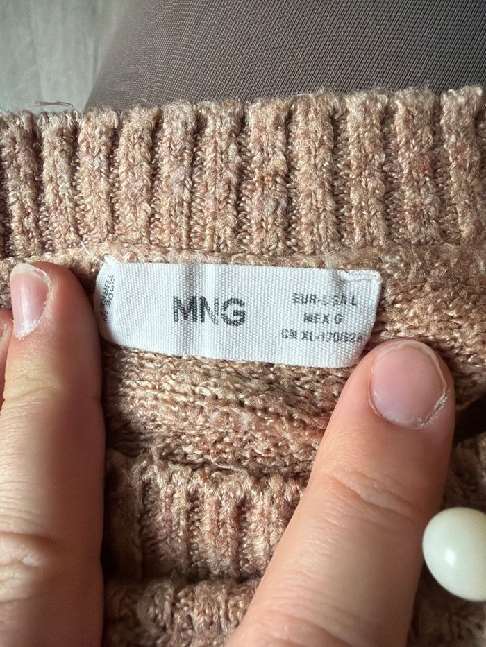 Pull beige à perle - photo numéro 2