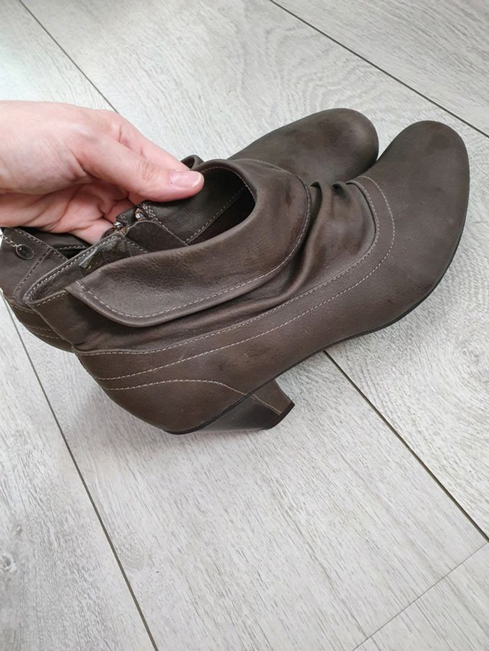Boots Brun Taupe - photo numéro 4