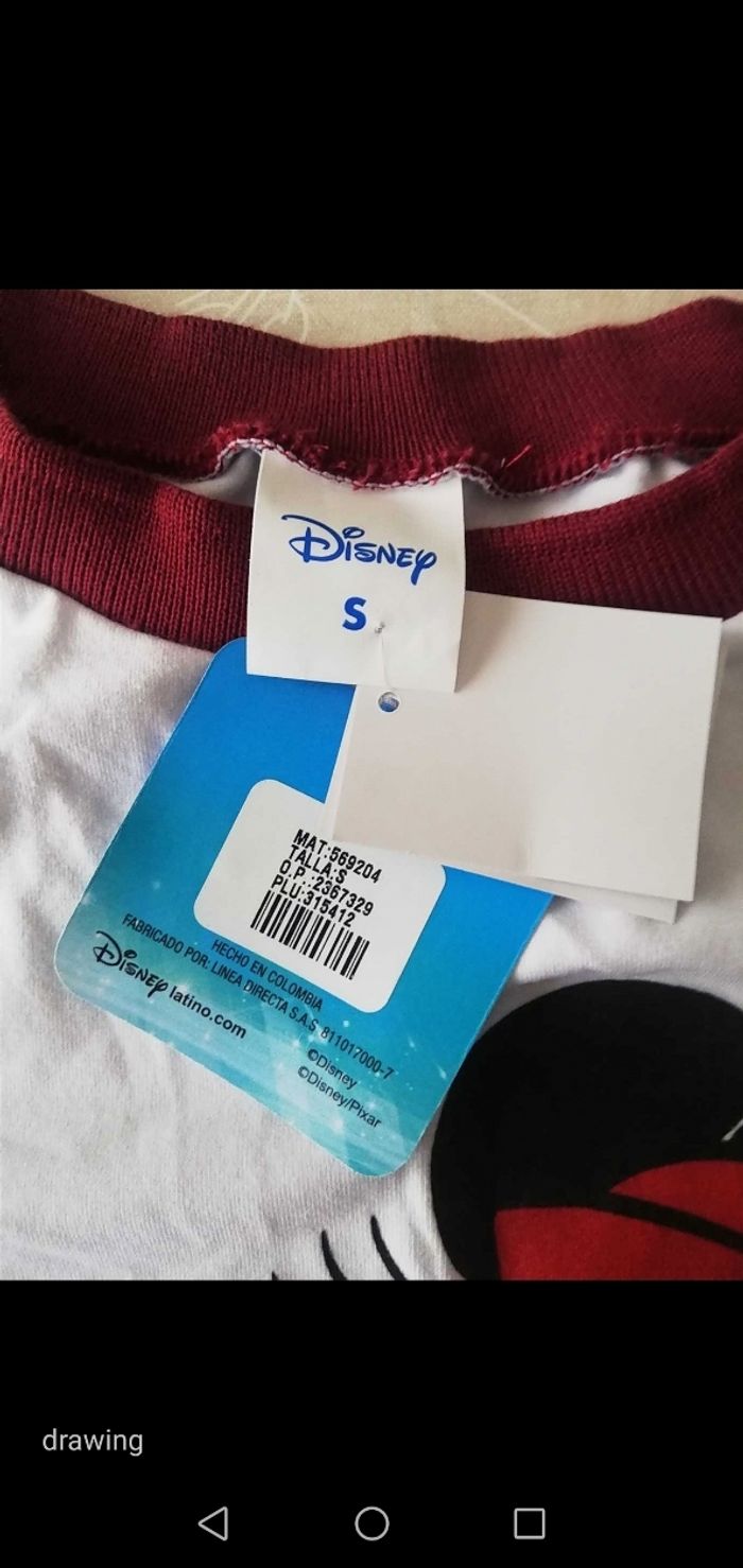 Tee shirt blanc manches courtes Disney Minnie taille S neuf - photo numéro 3