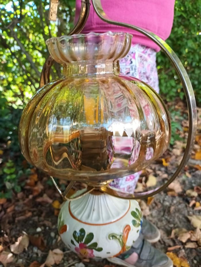 Suspension lustre ancien vintage - photo numéro 3