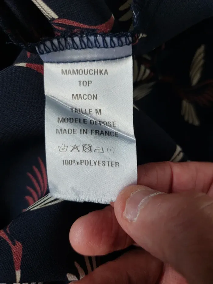 Blouse manche 3/4 Mamouchka taille M - photo numéro 4