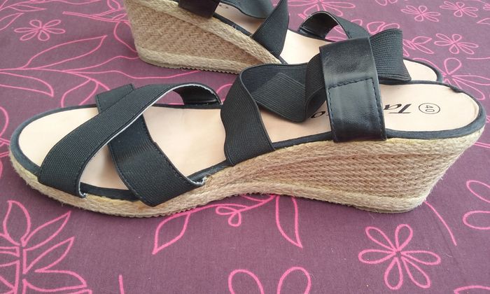 sandales à talon corde femme - photo numéro 2