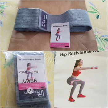 Bandeau elasthane gris pour le sport  neuf