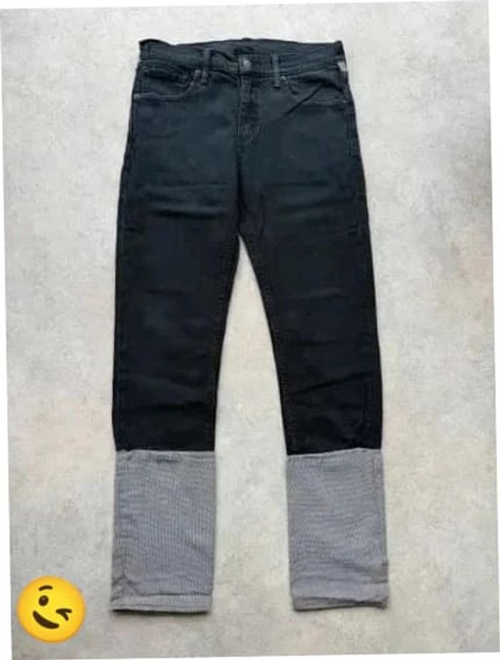 Jeans Levi's W30 FR40 L32 coupe droite noir gris Homme Men pan528b - photo numéro 2