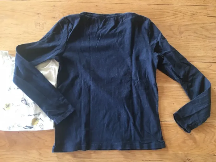 Lot de 2 tee-shirt manches longues 10 ans - photo numéro 4