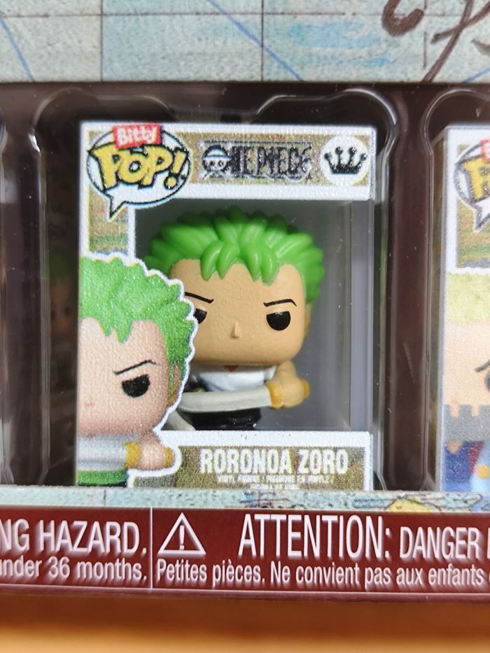 Lot 2 Boîtes X4 Bitty Pop! - One Piece (Luffy, Zoro, Nami, Shanks, Smoker, Arlong) - photo numéro 4