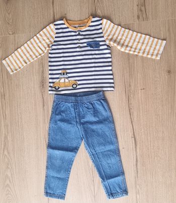Ensemble pantalon t-shirt 24 mois