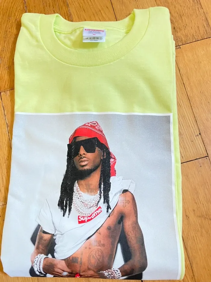 Supreme : Playboi Carti Tee Pale Green