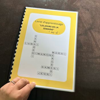 Livret d’apprentissage les jours de la semaine