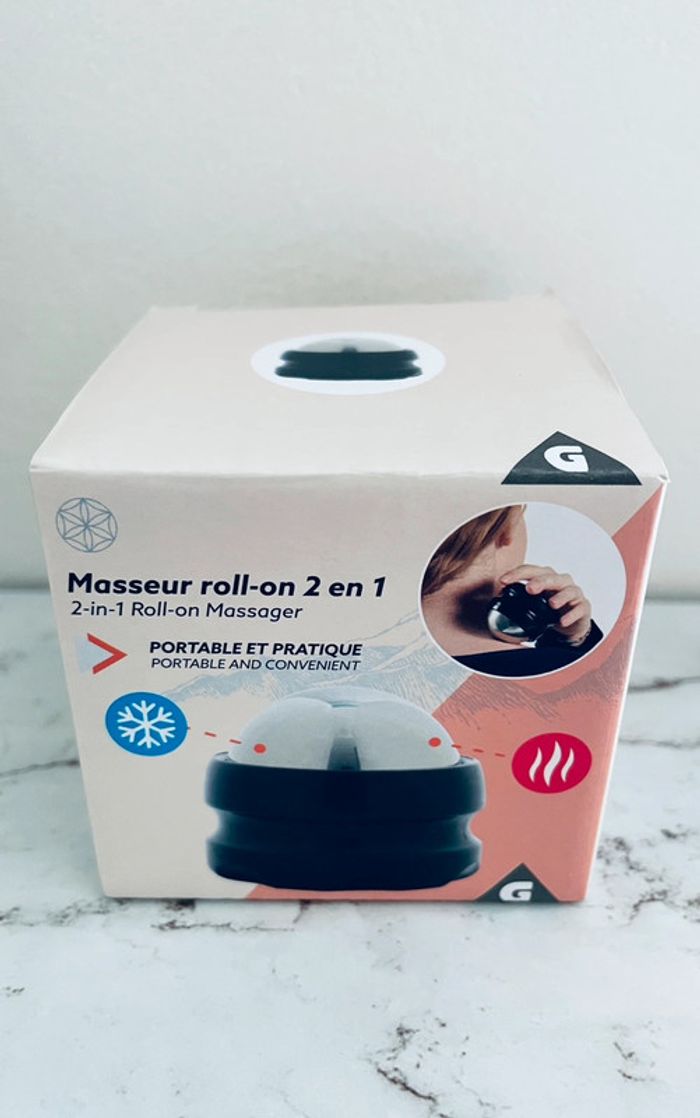 Masseur roll-on 2-en-1 marque Gifi Neuf