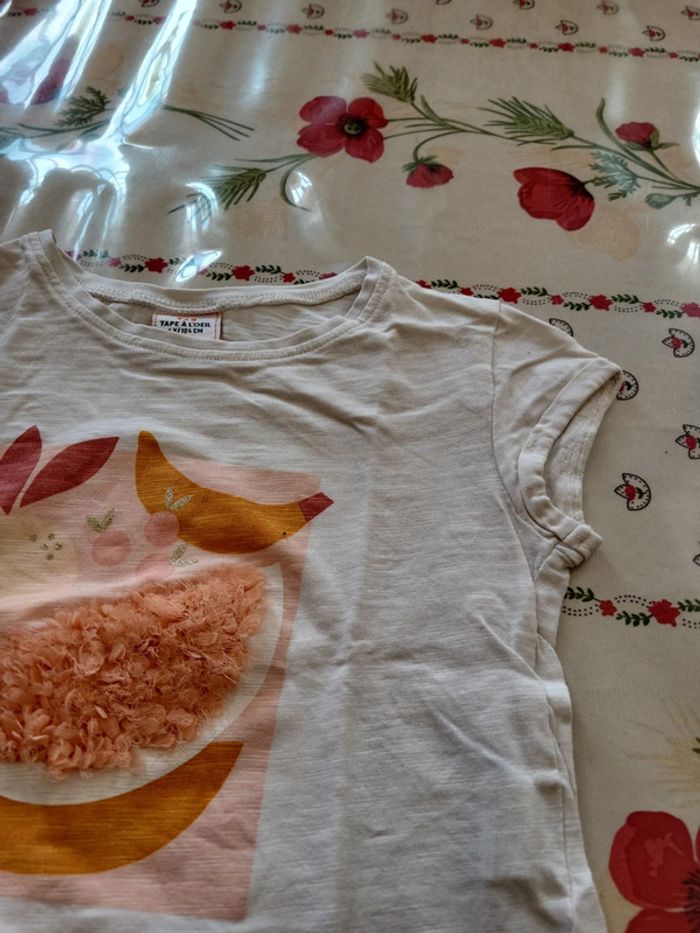 Tee-shirt manches courtes tao 4 ans - photo numéro 4