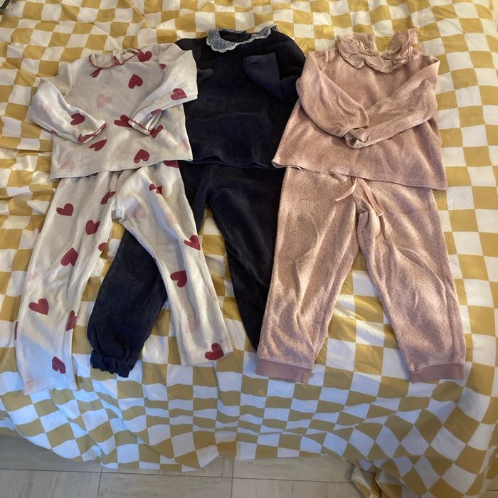 1 lot de 3 pyjamas