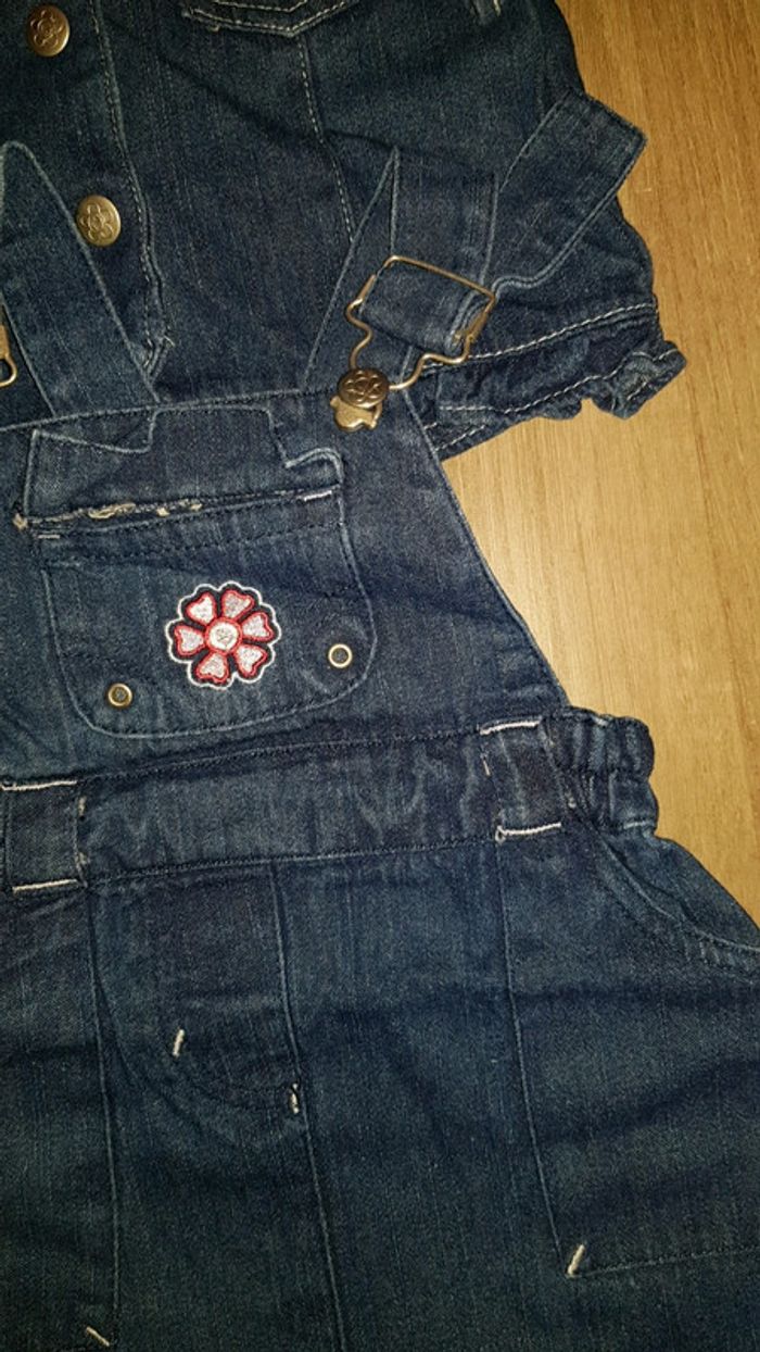 Ensemble robe jean et veste jean fille - photo numéro 3