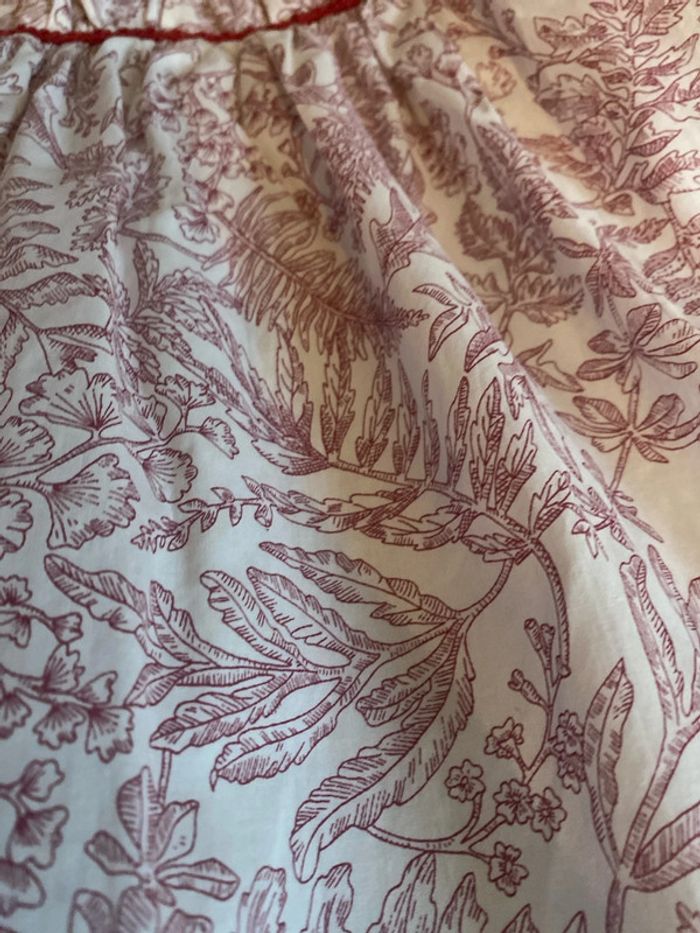 Robe toile de jouy tartine et chocolat - photo numéro 3