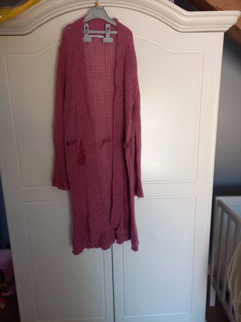 Magnifique gilet rose