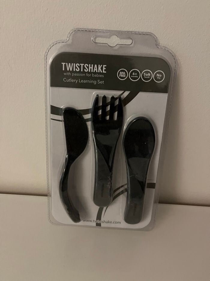 Couverts Twistshake noir