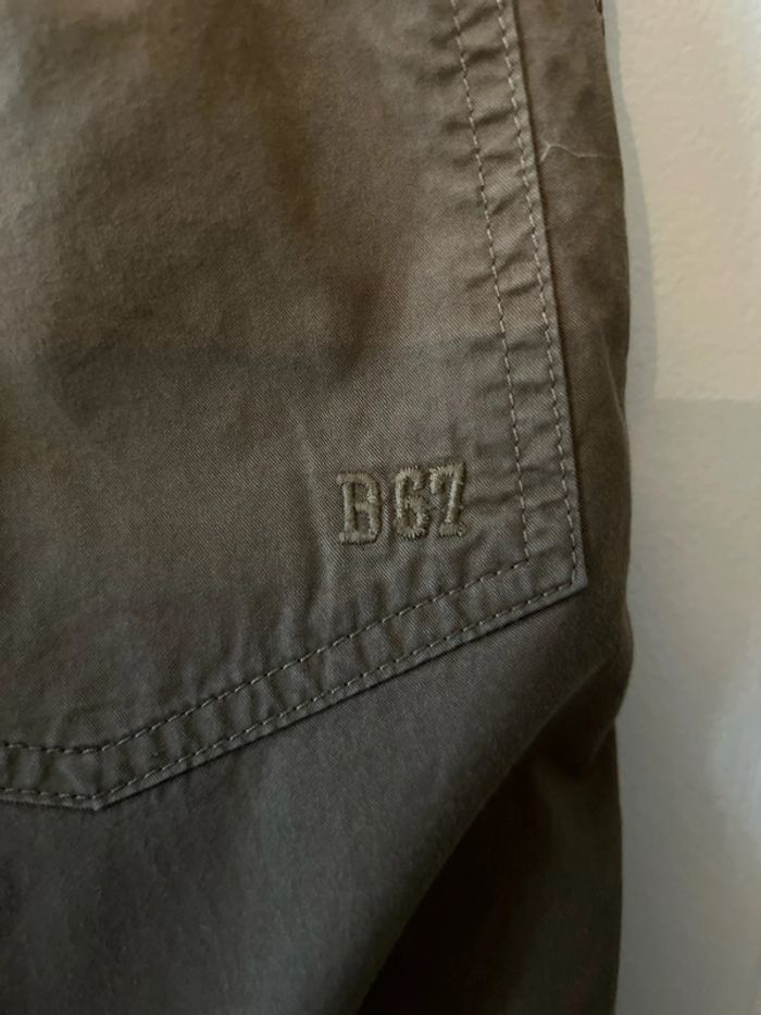 Pantalon droit en toile de coton tabac 10 ans - Bonpoint - photo numéro 4