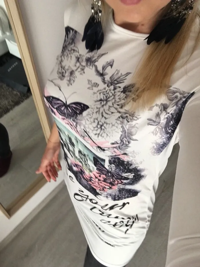 Robe tunique à motifs - photo numéro 2