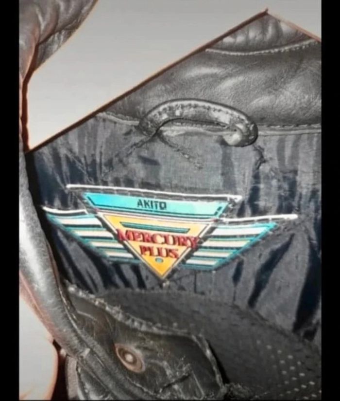 Blouson cuir moto( lire descriptif) - photo numéro 3