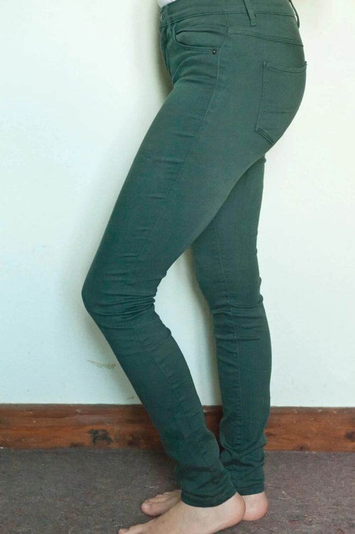 Pantalon skinny bleu canard ONLY - photo numéro 3
