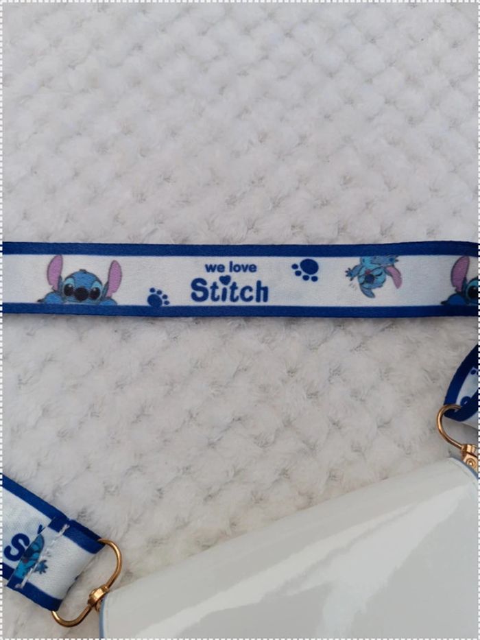 🔸Sac Bandoulière Stitch Enfant - Blanc & Bleu 🔸 - photo numéro 5