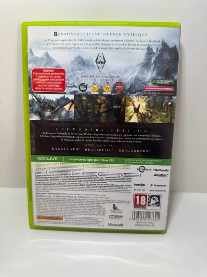 The Elder Scrolls V Skyrim Legendary Edition Xbox 360 - photo numéro 2