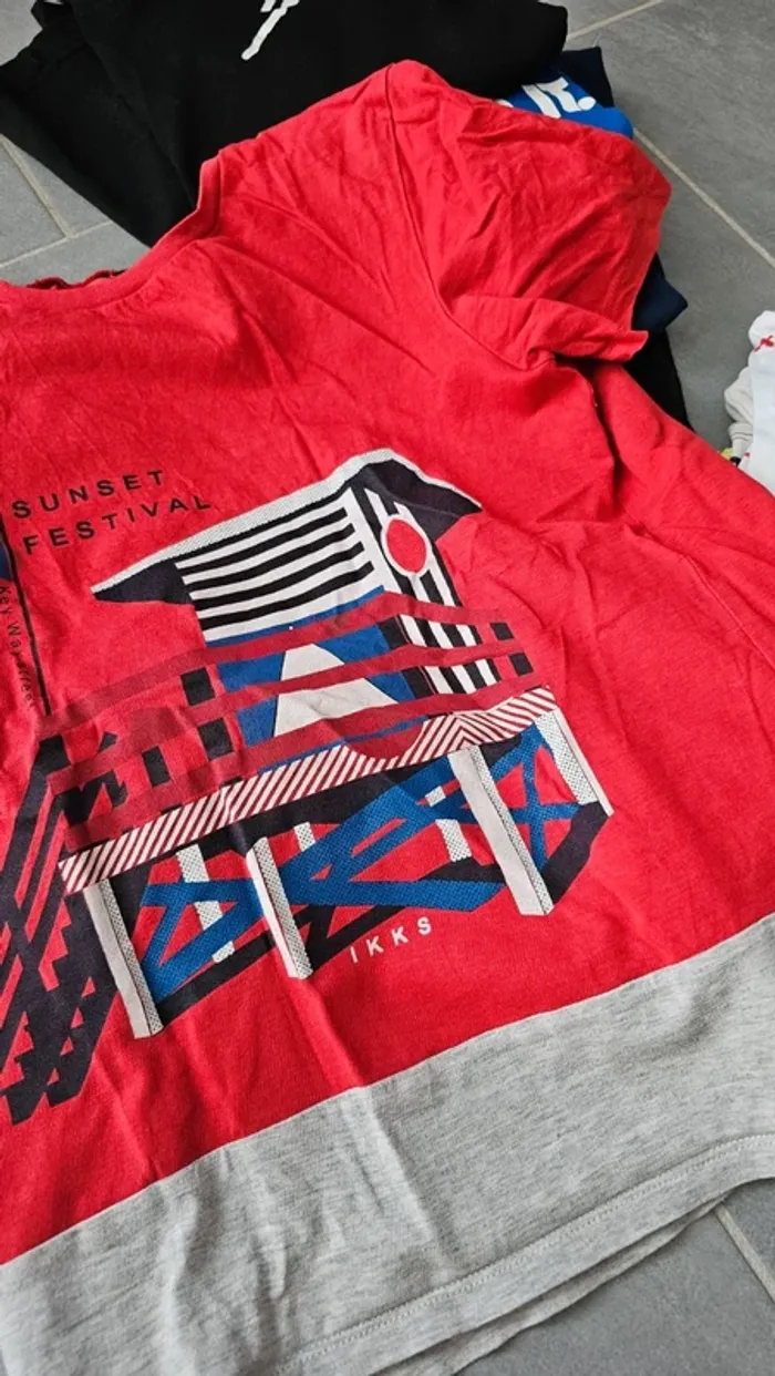 Lot 12 tshirts - photo numéro 3