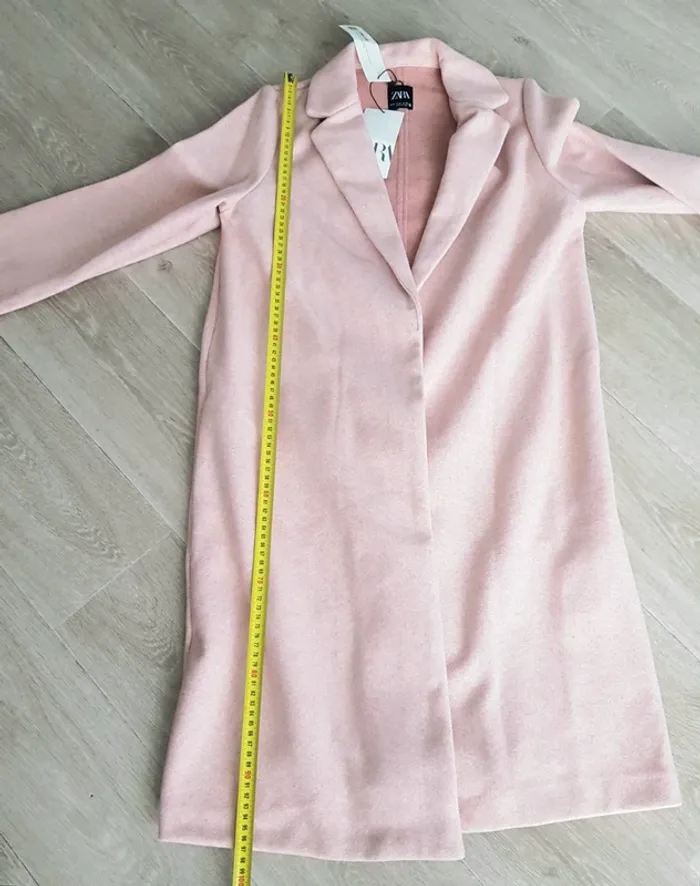 Manteau rose Zara taille M - neuf - photo numéro 5