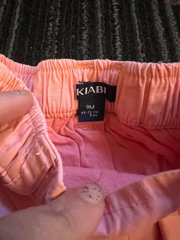 TEE shirt et pantalon Kiabi taille 9 mois - photo numéro 3