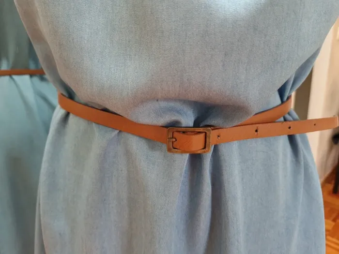 Robe jean avec ceinture T38/40 - photo numéro 5